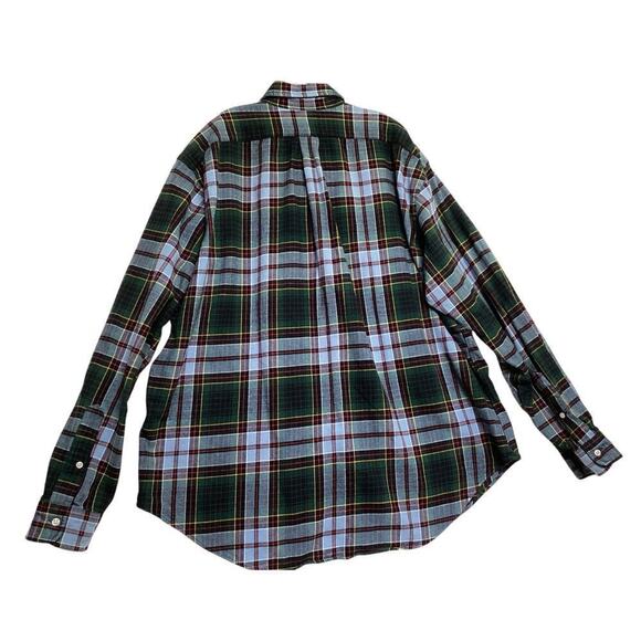Ralph Lauren classic fit green plaid flannel XXL - Picture 2 of 4